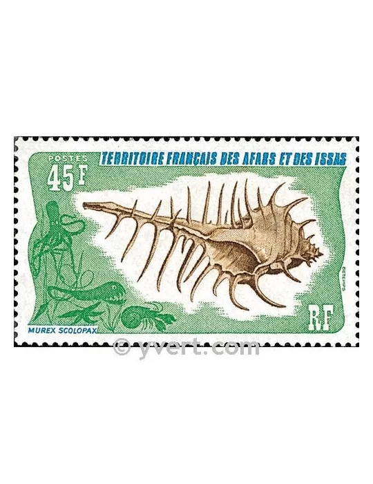 n° 414 -  Timbre Afars et Issas Poste