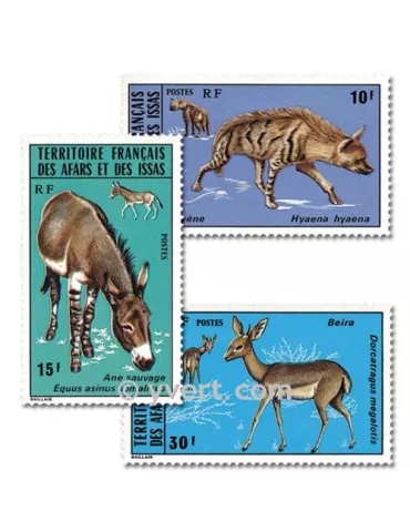 n° 416/418 -  Timbre Afars et Issas Poste