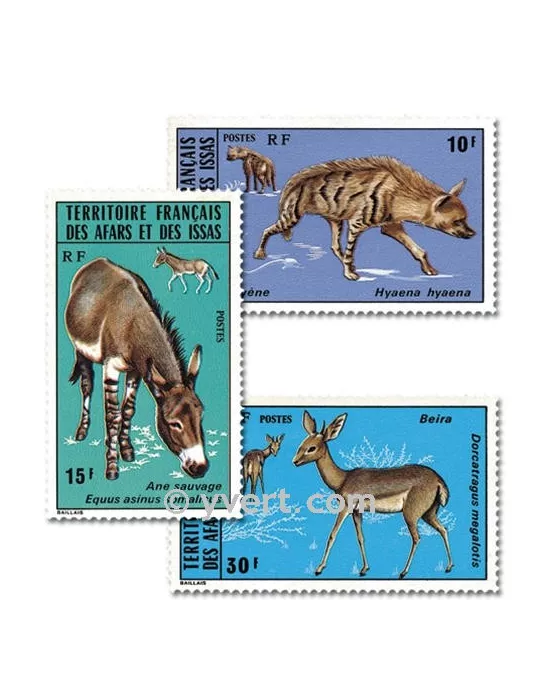 n° 416/418 -  Timbre Afars et Issas Poste