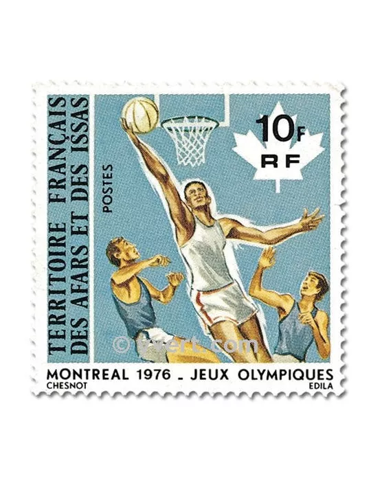 n° 431/434 -  Timbre Afars et Issas Poste