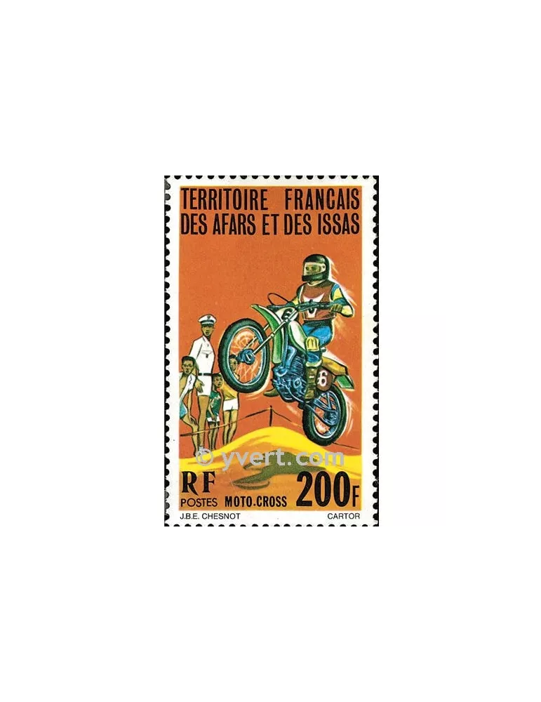 n° 440 -  Timbre Afars et Issas Poste