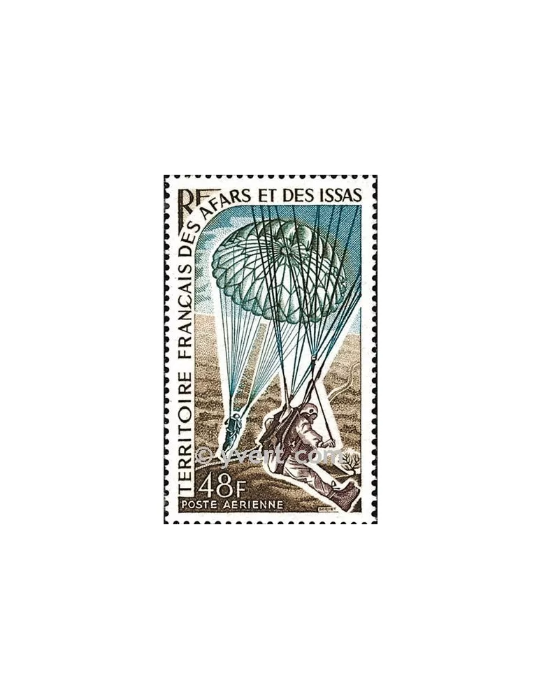 n° 57 -  Timbre Afars et Issas Poste aérienne