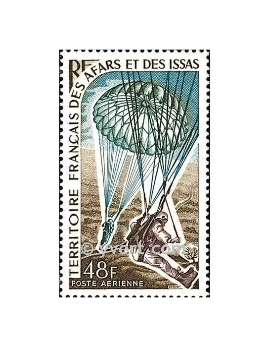 n° 57 -  Timbre Afars et Issas Poste aérienne