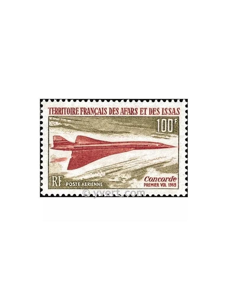 n° 60 -  Timbre Afars et Issas Poste aérienne