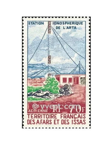 n° 63 -  Timbre Afars et Issas Poste aérienne