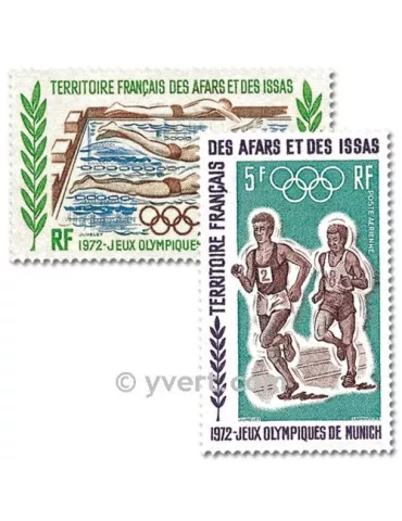 n° 72/75 -  Timbre Afars et Issas Poste aérienne