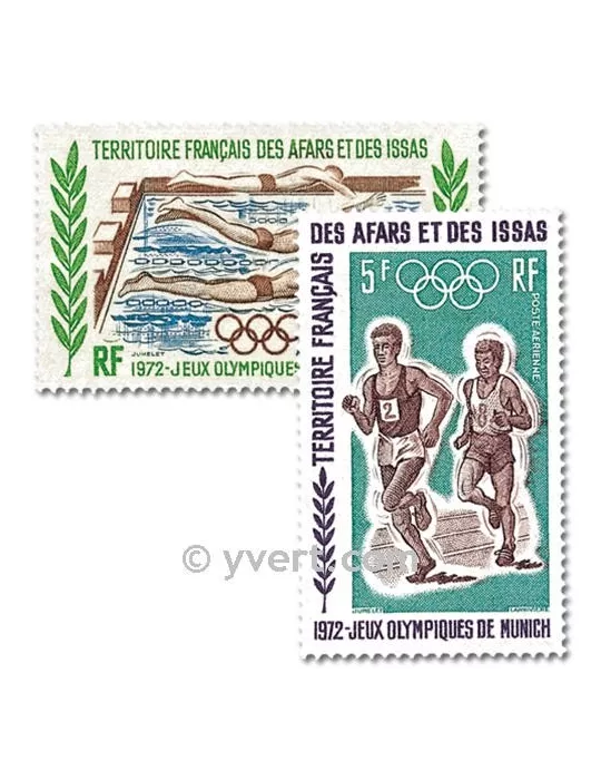 n° 72/75 -  Timbre Afars et Issas Poste aérienne