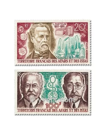 n° 76/77 -  Timbre Afars et Issas Poste aérienne