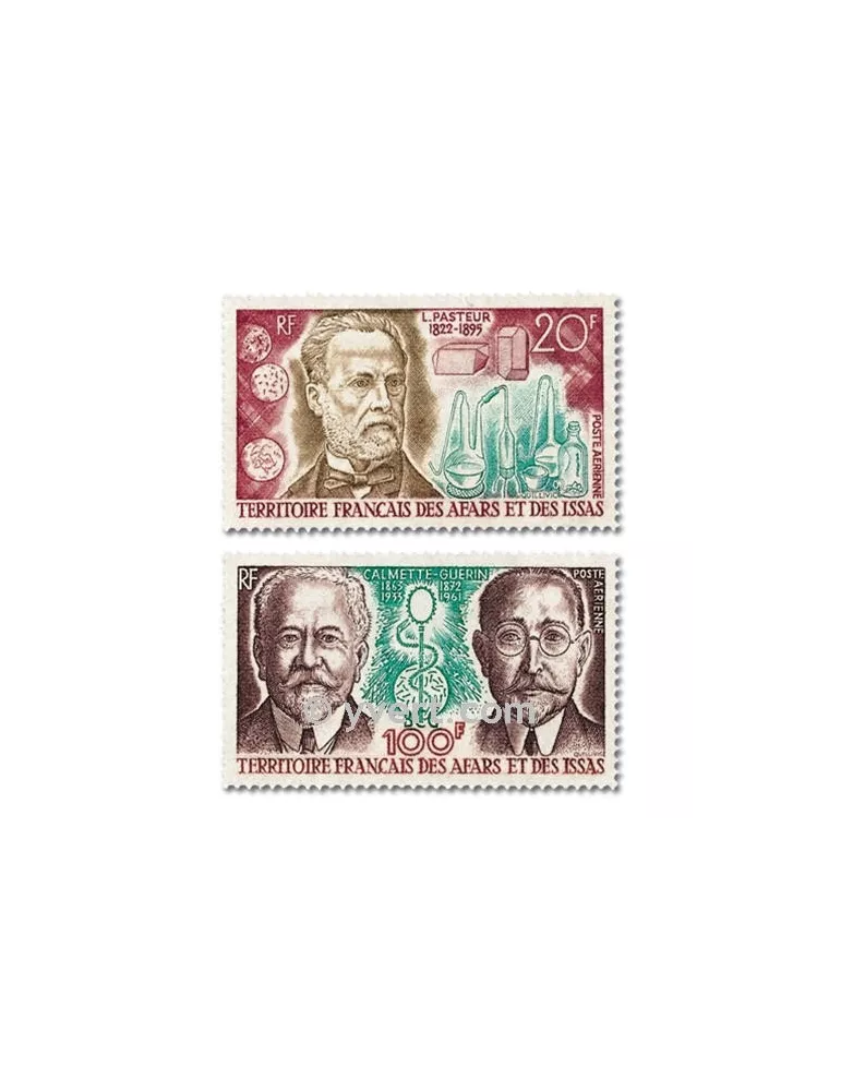 n° 76/77 -  Timbre Afars et Issas Poste aérienne