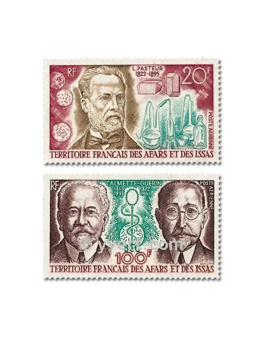 n° 76/77 -  Timbre Afars et Issas Poste aérienne