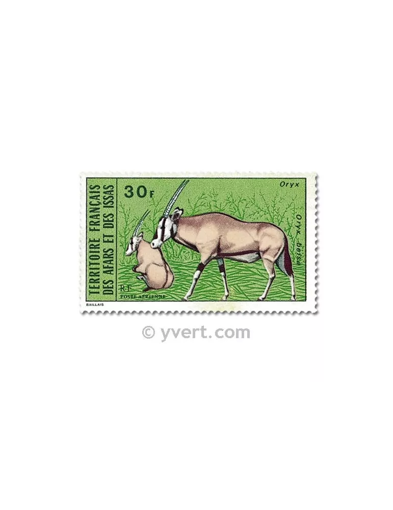 n° 80/82 -  Timbre Afars et Issas Poste aérienne