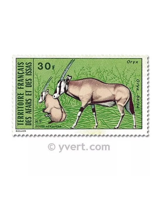 n° 80/82 -  Timbre Afars et Issas Poste aérienne