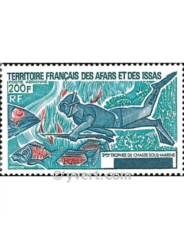 n° 99 -  Timbre Afars et Issas Poste aérienne
