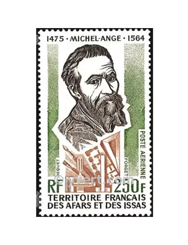 n° 106 -  Timbre Afars et Issas Poste aérienne