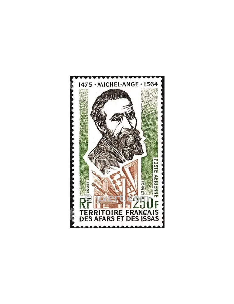 n° 106 -  Timbre Afars et Issas Poste aérienne