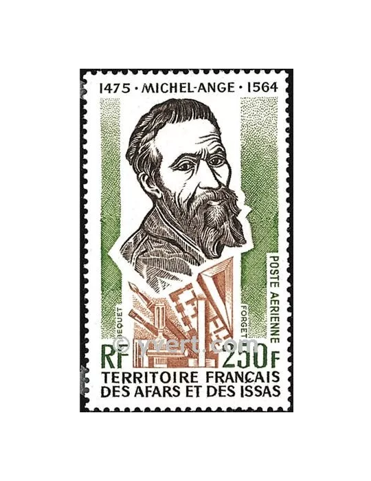 n° 106 -  Timbre Afars et Issas Poste aérienne