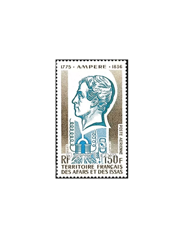 n° 107 -  Timbre Afars et Issas Poste aérienne