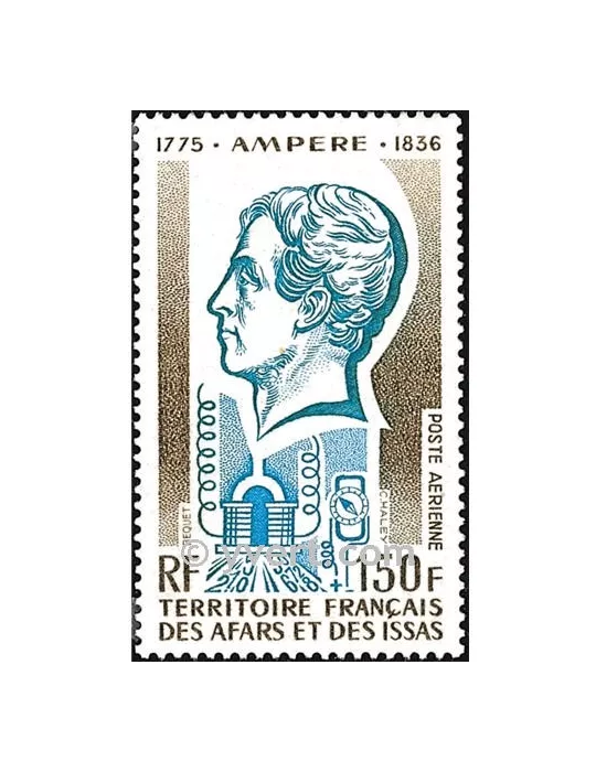 n° 107 -  Timbre Afars et Issas Poste aérienne