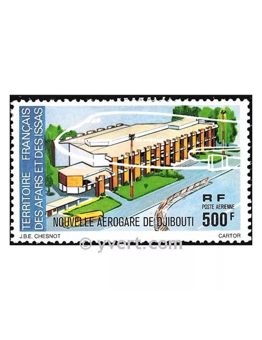n° 109 -  Timbre Afars et Issas Poste aérienne