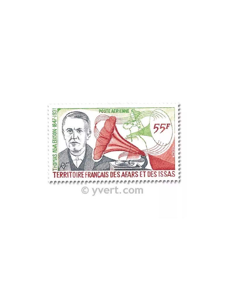 n° 110/111 -  Timbre Afars et Issas Poste aérienne