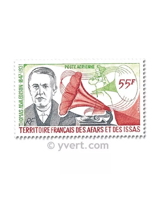 n° 110/111 -  Timbre Afars et Issas Poste aérienne