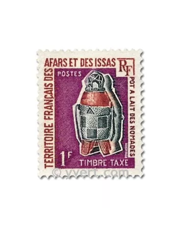 n° 1/4 -  Timbre Afars et Issas Taxe