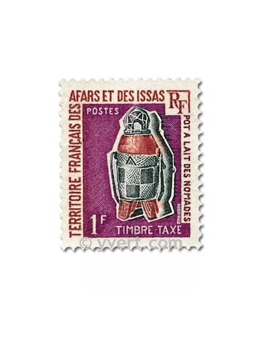 n° 1/4 -  Timbre Afars et Issas Taxe
