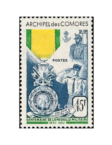 n° 12 -  Timbre Comores Poste