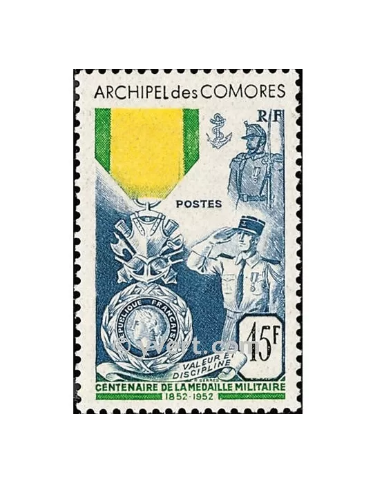 n° 12 -  Timbre Comores Poste
