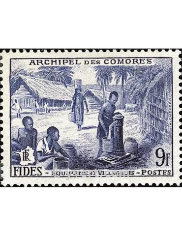 n° 14 -  Timbre Comores Poste