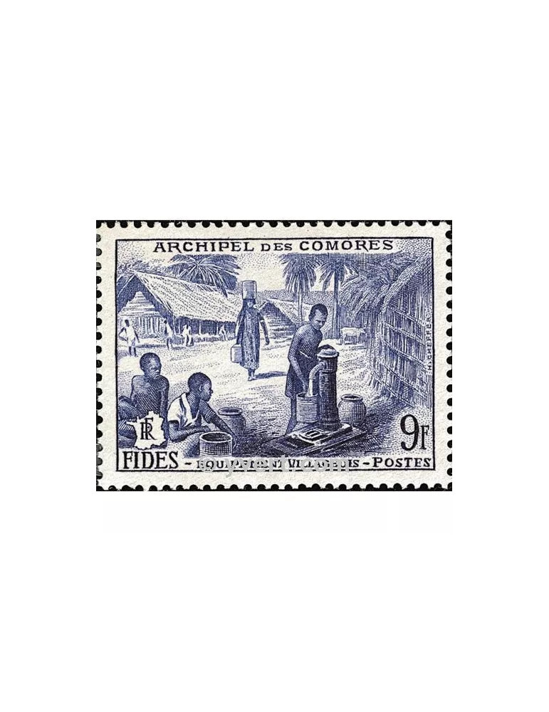 n° 14 -  Timbre Comores Poste