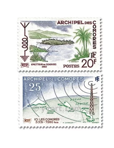 n° 17/18 -  Timbre Comores Poste
