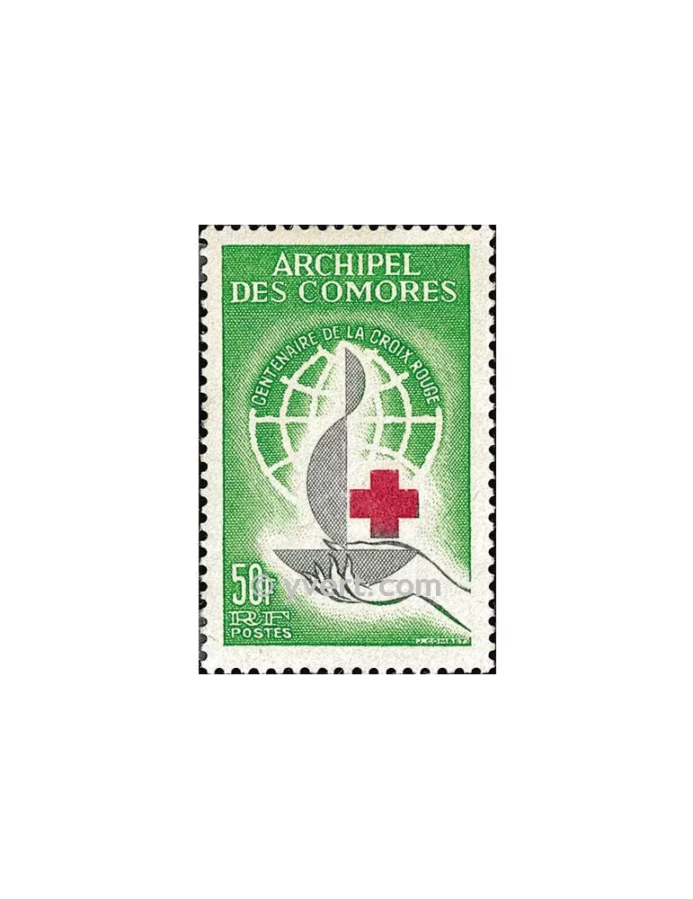 n° 27 -  Timbre Comores Poste