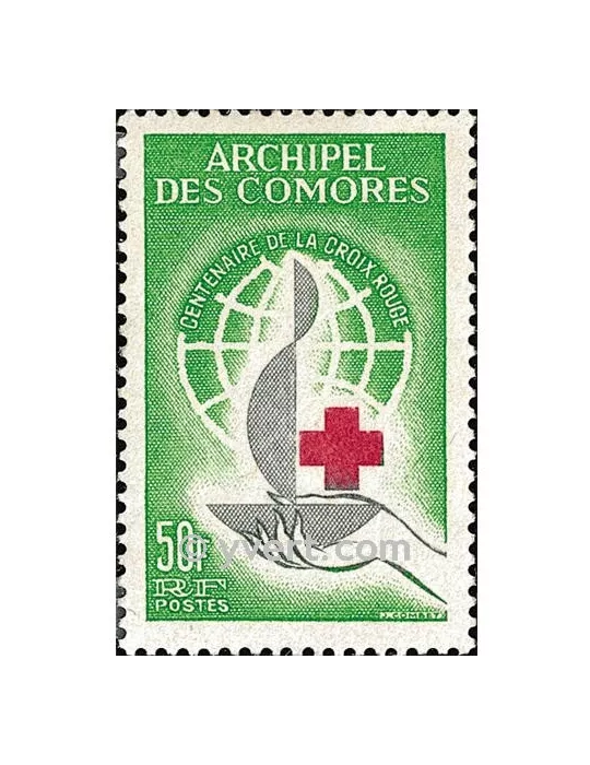 n° 27 -  Timbre Comores Poste
