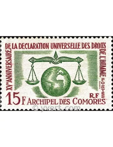 n° 28 -  Timbre Comores Poste