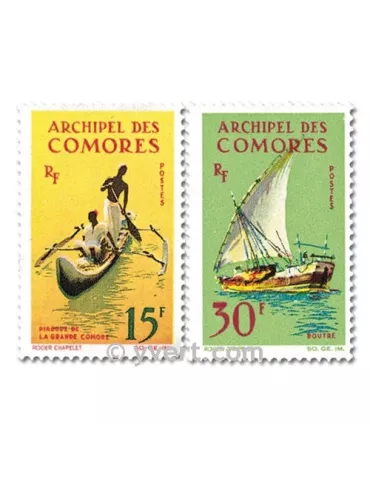 n° 33/34 -  Timbre Comores Poste