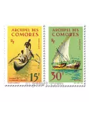 n° 33/34 -  Timbre Comores Poste