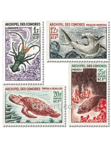 n° 35/38 -  Timbre Comores Poste