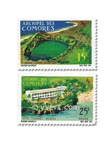 n° 39/40 -  Timbre Comores Poste