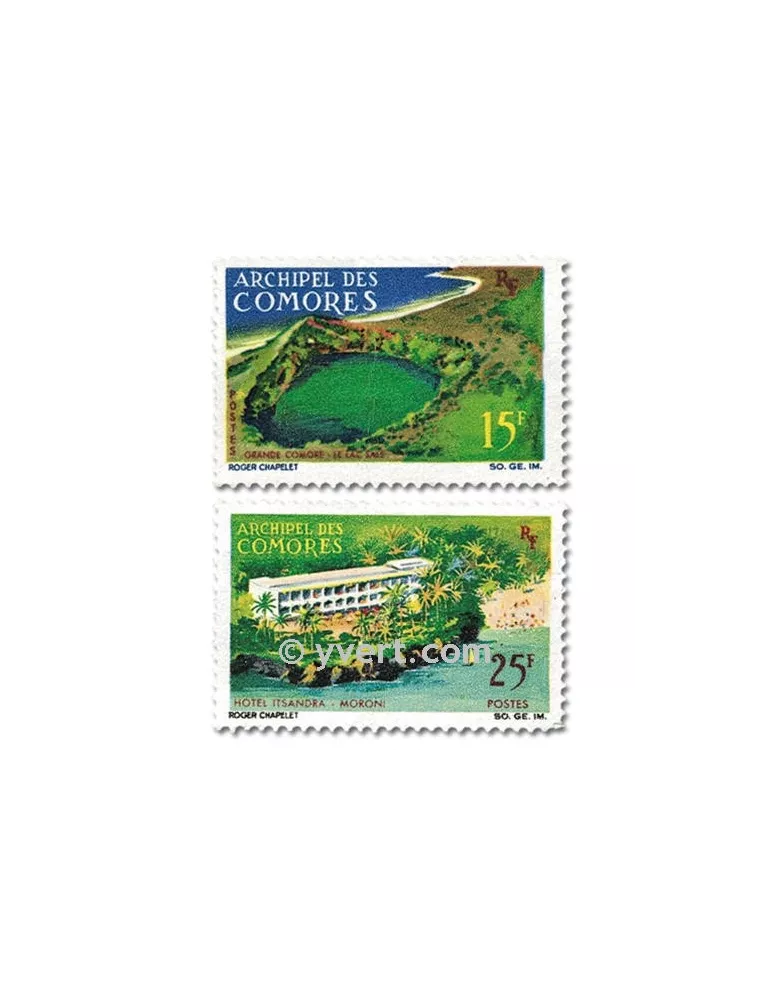 n° 39/40 -  Timbre Comores Poste