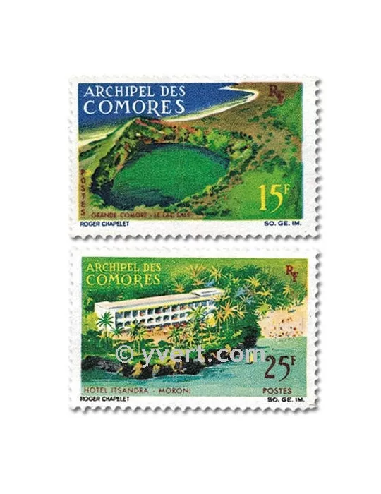 n° 39/40 -  Timbre Comores Poste