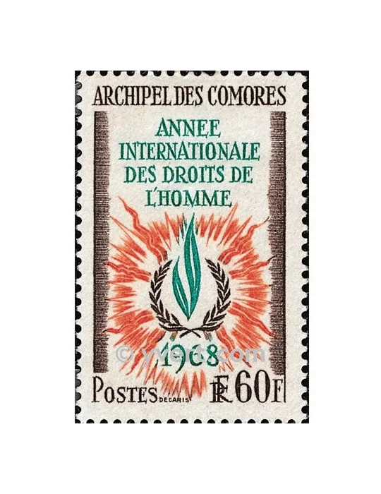 n° 49 -  Timbre Comores Poste