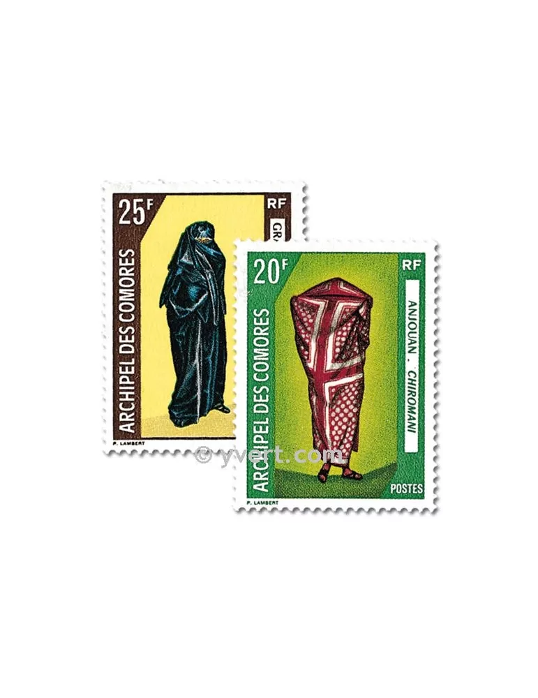 n° 58/59 -  Timbre Comores Poste