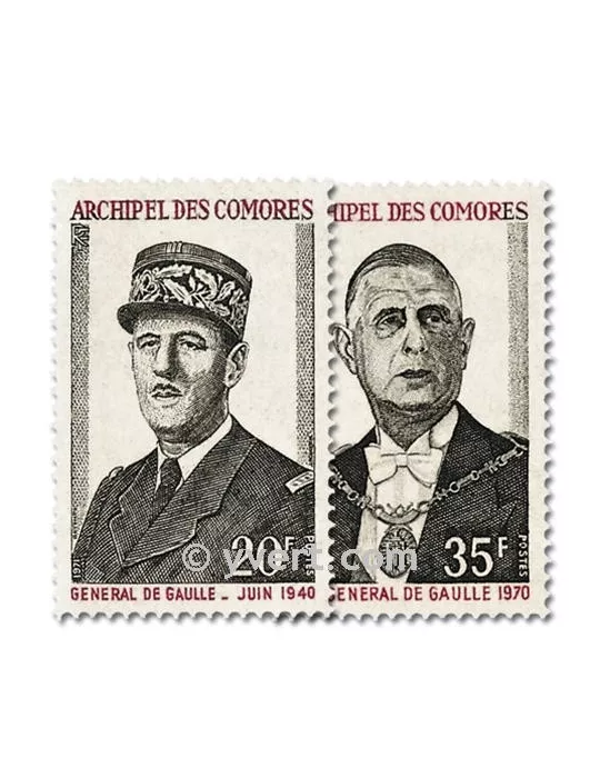 n° 77/78 -  Timbre Comores Poste