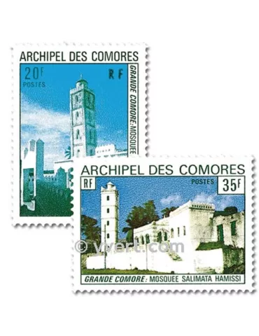 n° 87/88 -  Timbre Comores Poste