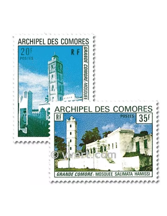 n° 87/88 -  Timbre Comores Poste