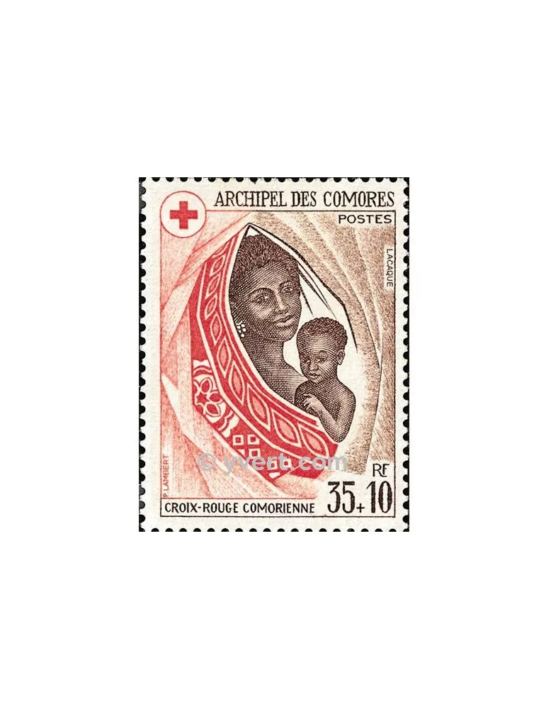 n° 95 -  Timbre Comores Poste