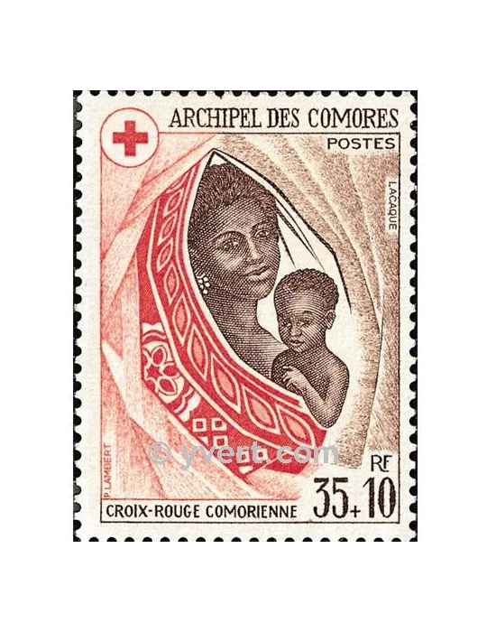 n° 95 -  Timbre Comores Poste