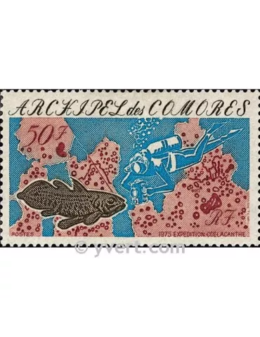 n° 104 -  Timbre Comores Poste