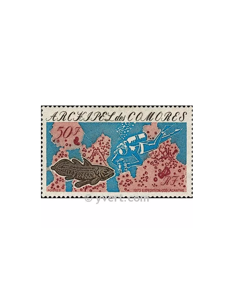 n° 104 -  Timbre Comores Poste
